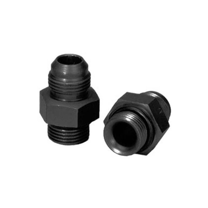 Moroso Dry Sump/External Oil Pump Fitting -10An to -10An w/O-Ring - Aluminum - 2 Pack