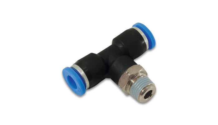 Male Tee 1-Touch Fitting for 3/16" OD Tube (1/8" NPT)