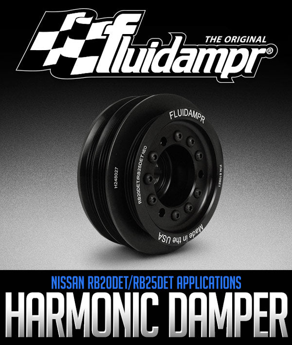 FLUIDAMPR HARMONIC DAMPER: NISSAN RB20DET/RB25DET APPLICATIONS - 0