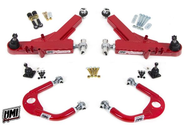 UMI Performance 93-02 GM F-Body A-Arm Kit Road Race Boxed Lower + Adj Upper