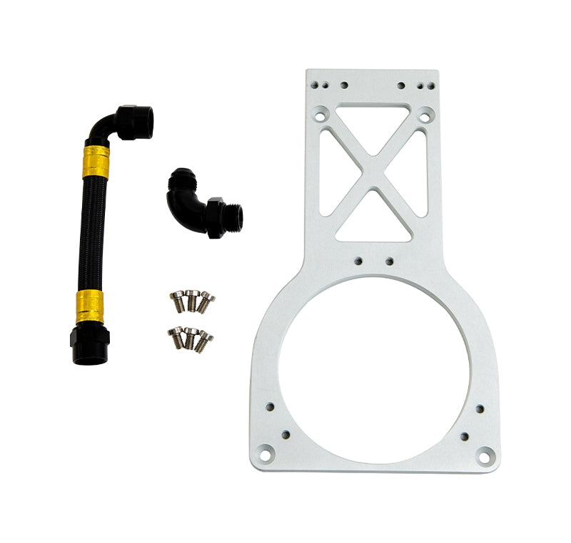 Fuelab Fuel Surge Tank Upgrade Kit (Bracket/Hardware/Hose Assembly/90 Degree Fitting) - 235mm System