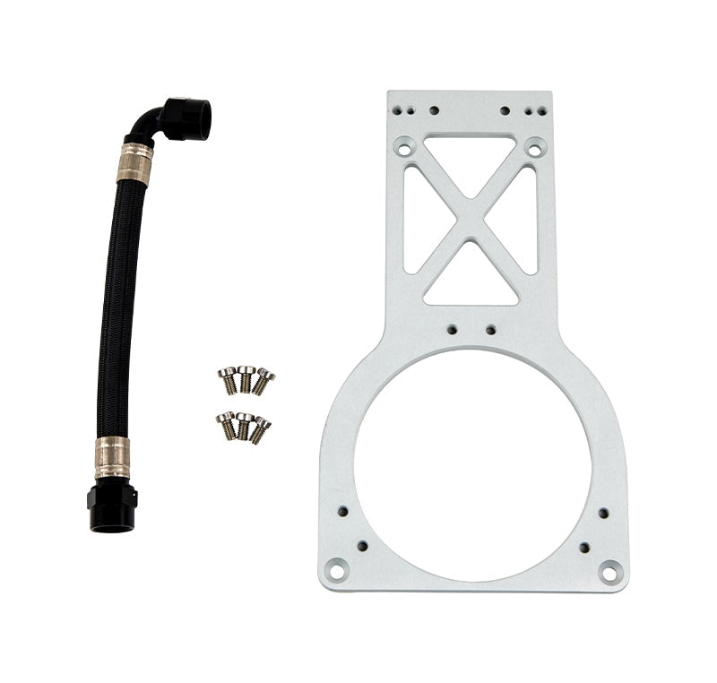 Fuelab Fuel Surge Tank Upgrade Kit (Bracket/Hardware/Hose Assembly/90 Degree Fitting) - 290mm System