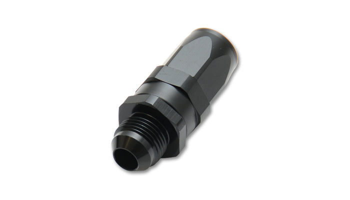 Male -6AN Flare Straight Hose End Fitting; Hose Size: -6AN