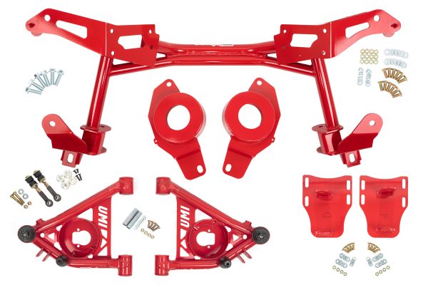 UMI Performance 82-92 GM F-Body K-member/A-arm Kit Coil Springs LSX - Red