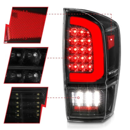 ANZOUSA LED TAILLIGHTS: 2016–2022 TOYOTA TACOMA