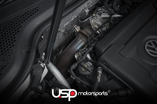 USP 3" Stainless Steel Downpipe For Volkswagen MK7 GLI (Catted)