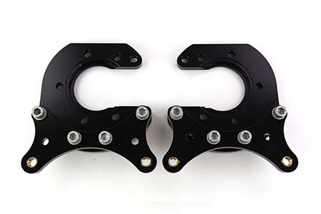 Wilwood Brackets (2) - Pro Street - Mopar/Dana - Green Snap Ring 2.36in Offset