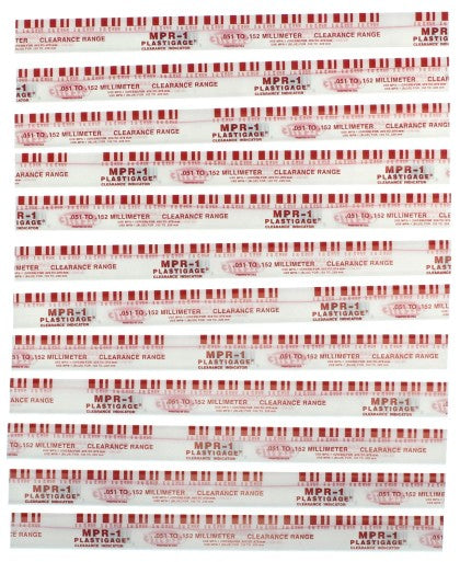 Clevite Plastigage Red Plastigage - 12 Pack