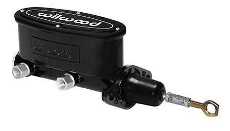 Wilwood High Volume Tandem M/C - 15/16in Bore Black-W/Pushrod - Early Mustang