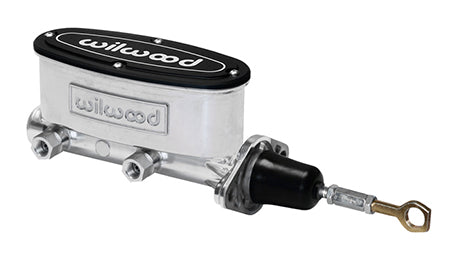 Wilwood High Volume Tandem M/C - 15/16in Bore Ball Burnished-W/Pushrod - Early Mustang