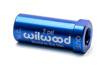 Wilwood Residual Pressure Valve - New Style - 2# / Blue