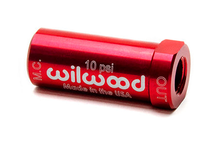 Wilwood Residual Pressure Valve - New Style 10# / Red