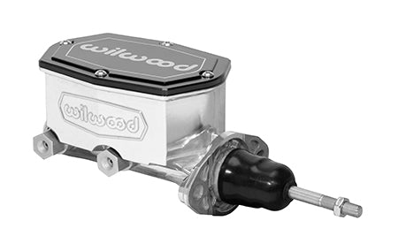 Wilwood Compact Tandem Master Cylinder - 7/8in Bore - w/Pushrod (Ball Burnished)