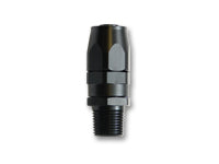 '-6AN Male NPT Straight Hose End Fitting; Pipe Thread: 1/8 NPT