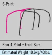 Cusco Chromoly Roll Cage 7 Point 2 Passenger Through Dash RSX / Integra (DC5) Integra Type-R (S/O / No Cancel)