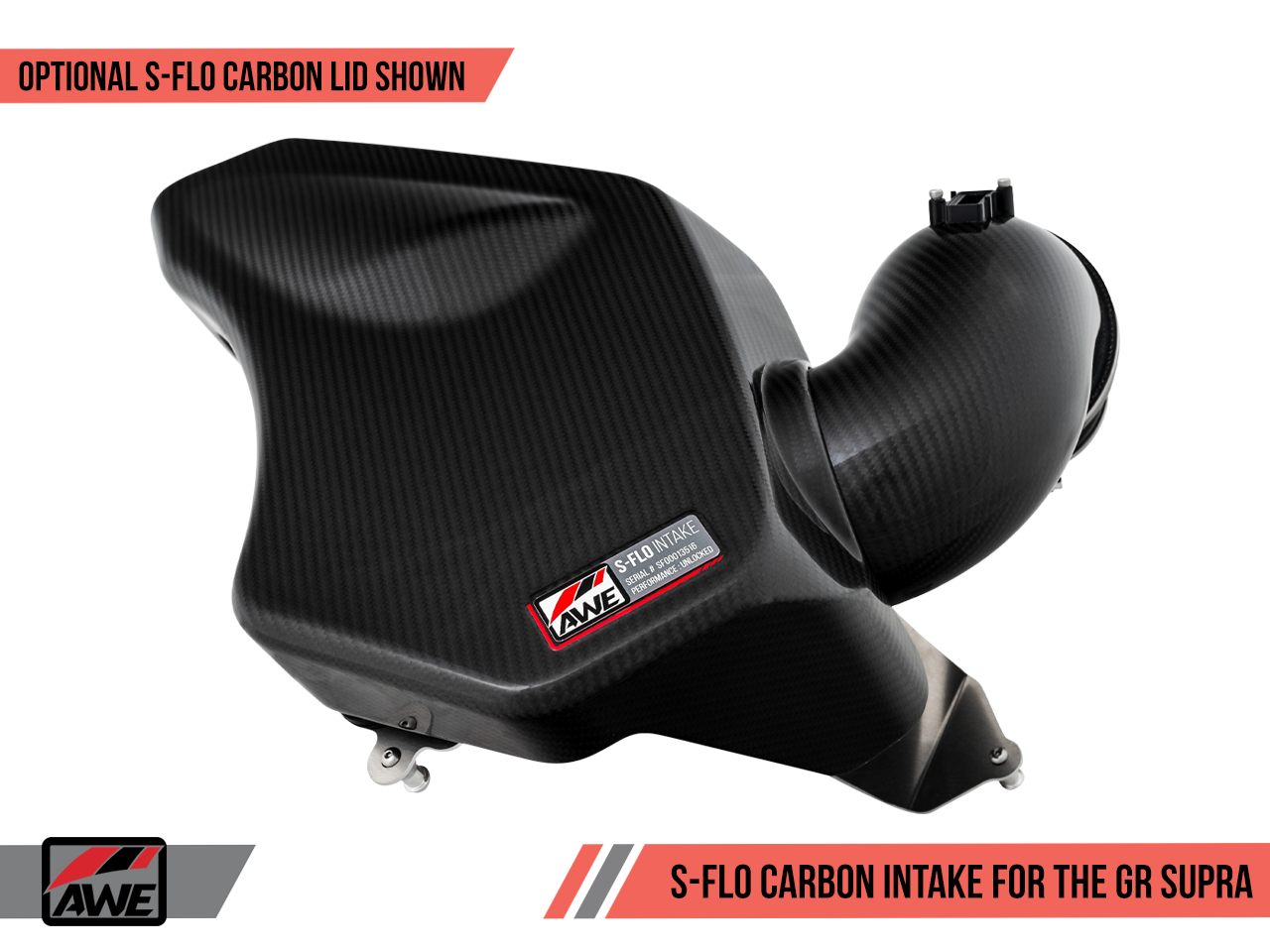 AWE S-FLO Carbon Intake Lid for GR Supra