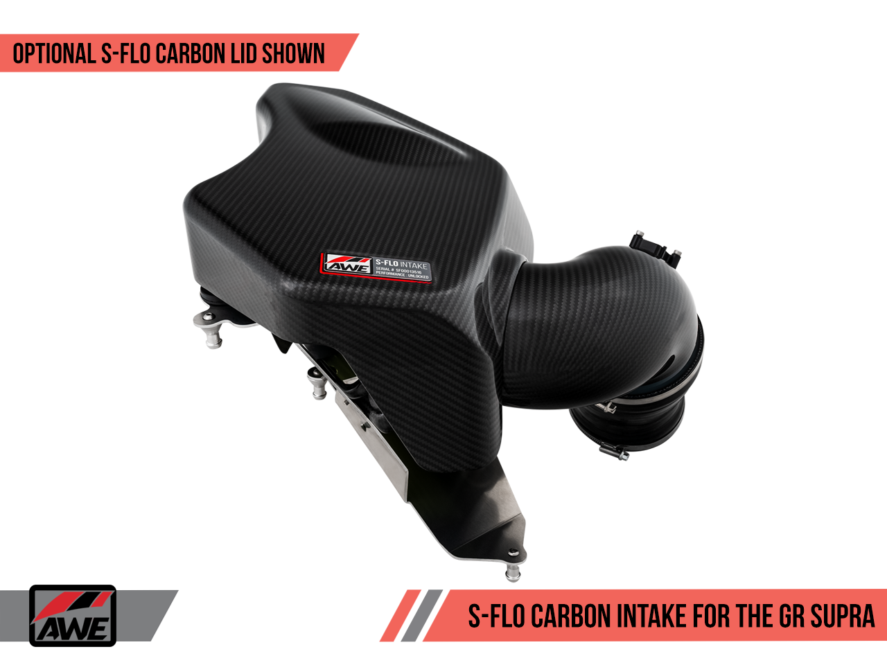 AWE S-FLO Carbon Intake Lid for GR Supra