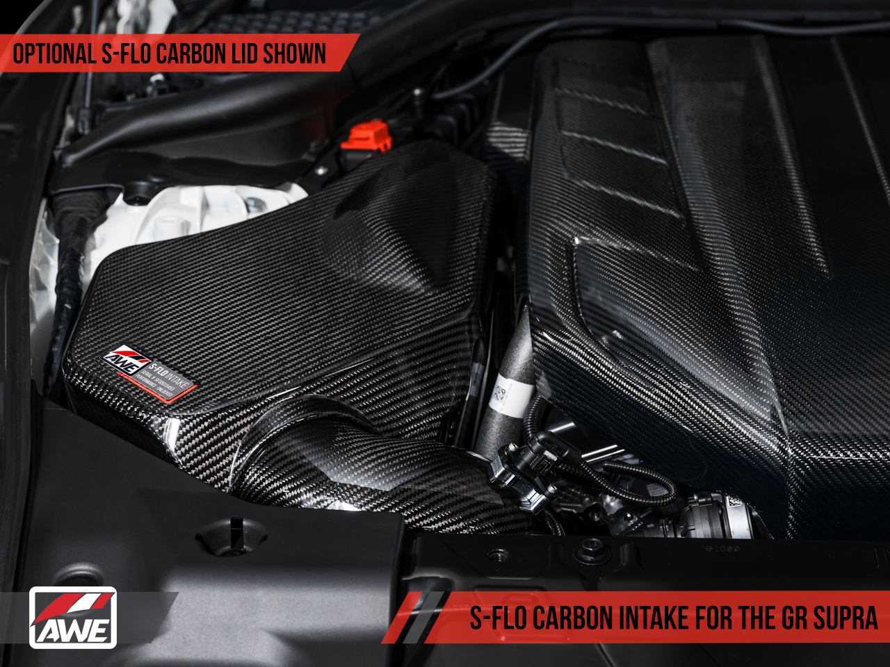 AWE S-FLO Carbon Intake Lid for GR Supra