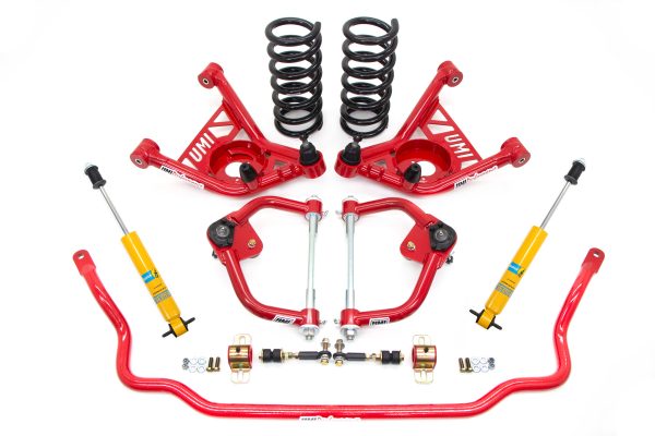 UMI Performance 70-81 GM F-Body Front Handling Kit Lowering 2in - Red