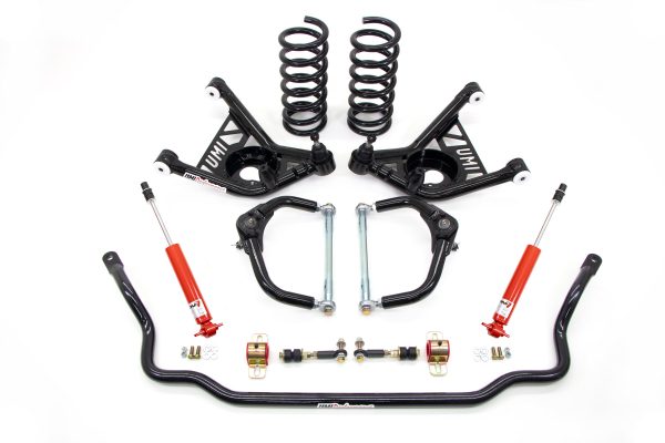 UMI Performance 70-81 GM F-Body Front Handling Kit Lowering 1in - Black