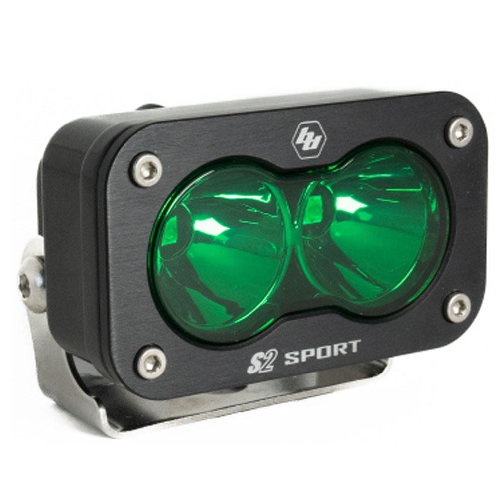 Baja Designs S2 Sport Spot Pattern LED Work Light - Green