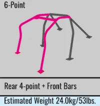 Cusco Roll Cage Safety21 6pt Dash Esc 4 Pass Nissan S13 Silvia Coupe w/o Sunroof  (No Cancelations)