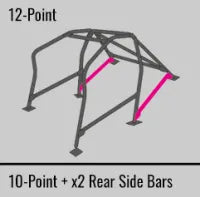 Cusco 2 Passenger 6Pt Chromoly Dash Escape Roll Cage Subaru BRZ / Scion FR-S (S/O / No Cancel)