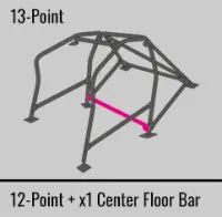 Cusco Roll Cage Sfty21 13pt 2 Passenger Steel Mazda RX7 FD3S (S/O / No Cancel)