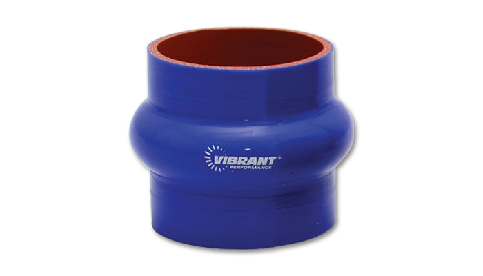 Silicone Hump Hose Connector - 1.50" I.D. x 3" Long (BLUE)