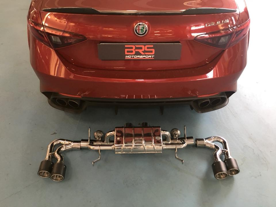 Alfa Romeo Giulia Quadrifoglio - Valved Exhaust System