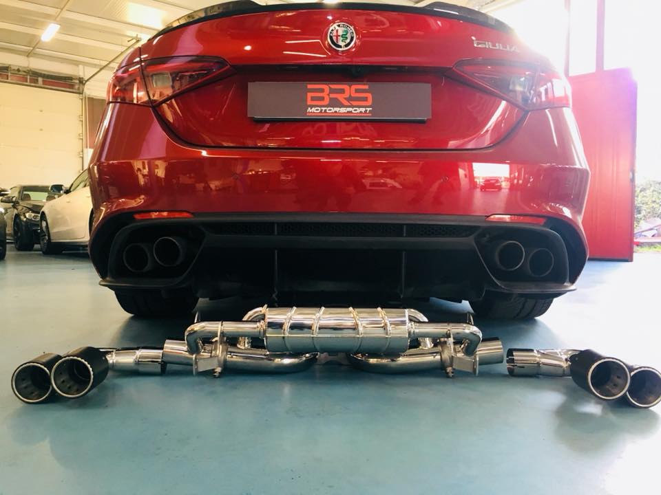 Alfa Romeo Giulia Quadrifoglio - Valved Exhaust System