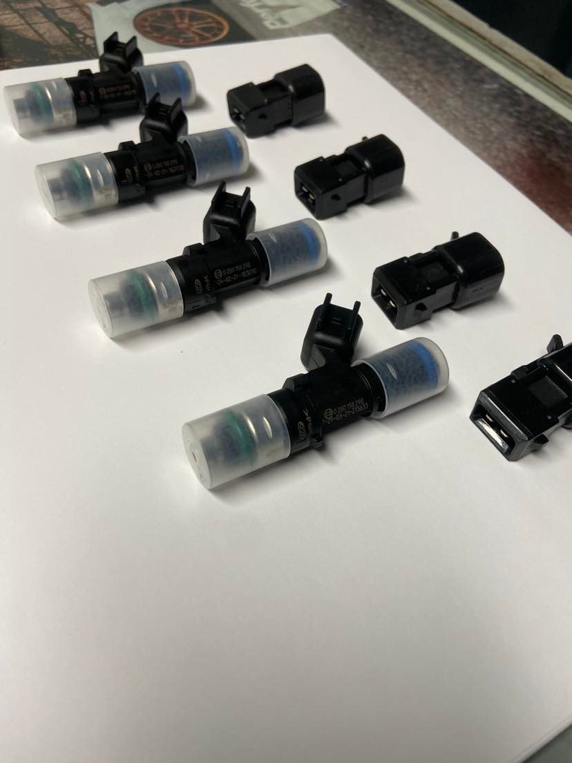 Genuine Bosch EV14 60lb 630cc Fuel Injectors VW MK4 1.8T