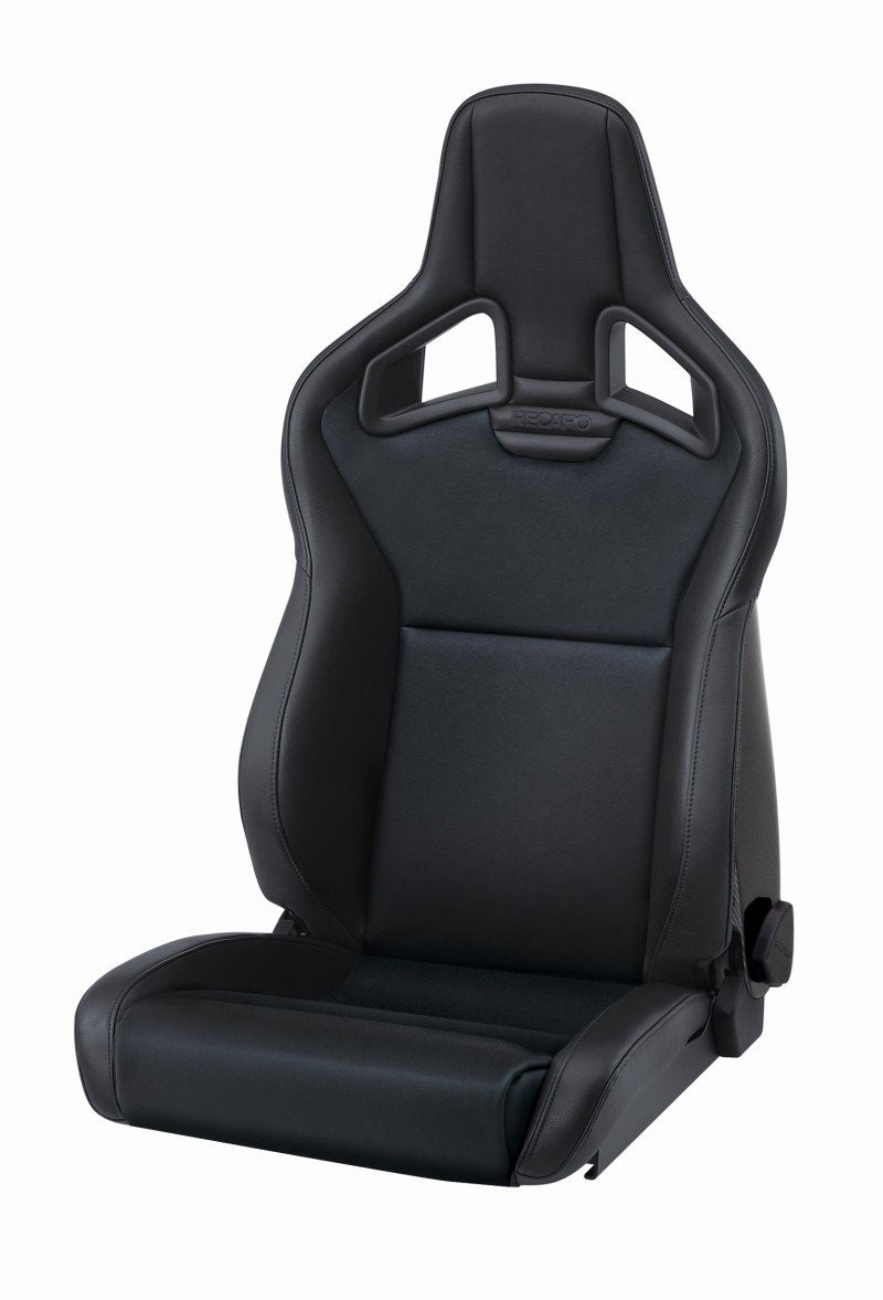 RECARO SEAT SPORTSTER CS DRIVER LEATHER BLACK/LEATHER BLACK/BLACK