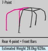 Cusco Steel Roll Cage 7-Point 4/5-Passenger Through Dash Mitsubishi Evo 10 CZ4A (S/O / No Cancel)