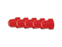 Male -4AN Plastic Plug, Red, Pack of 5