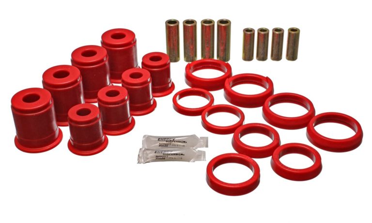 Energy Suspension 84-01 Jeep Cherokee/Wagoneer/Comanche 4WD Red Front Control Arm Bushings