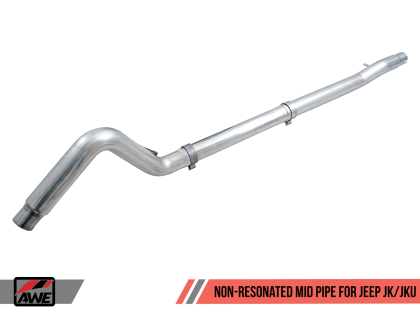 AWE Non-Resonated Mid Pipe for Jeep JK/JKU 3.6L