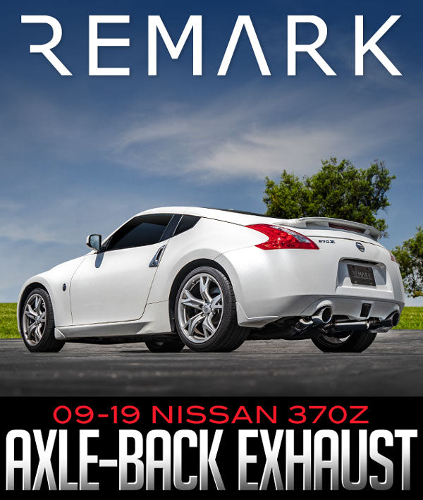 REMARK AXLE-BACK EXHAUST SYSTEM: 2009–2019 NISSAN 370Z