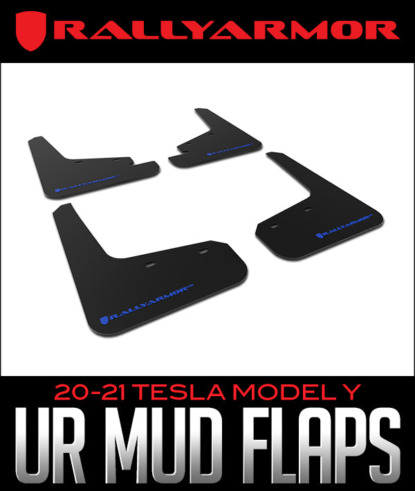 RALLY ARMOR UR MUD FLAPS: 2020–2023 TESLA MODEL Y