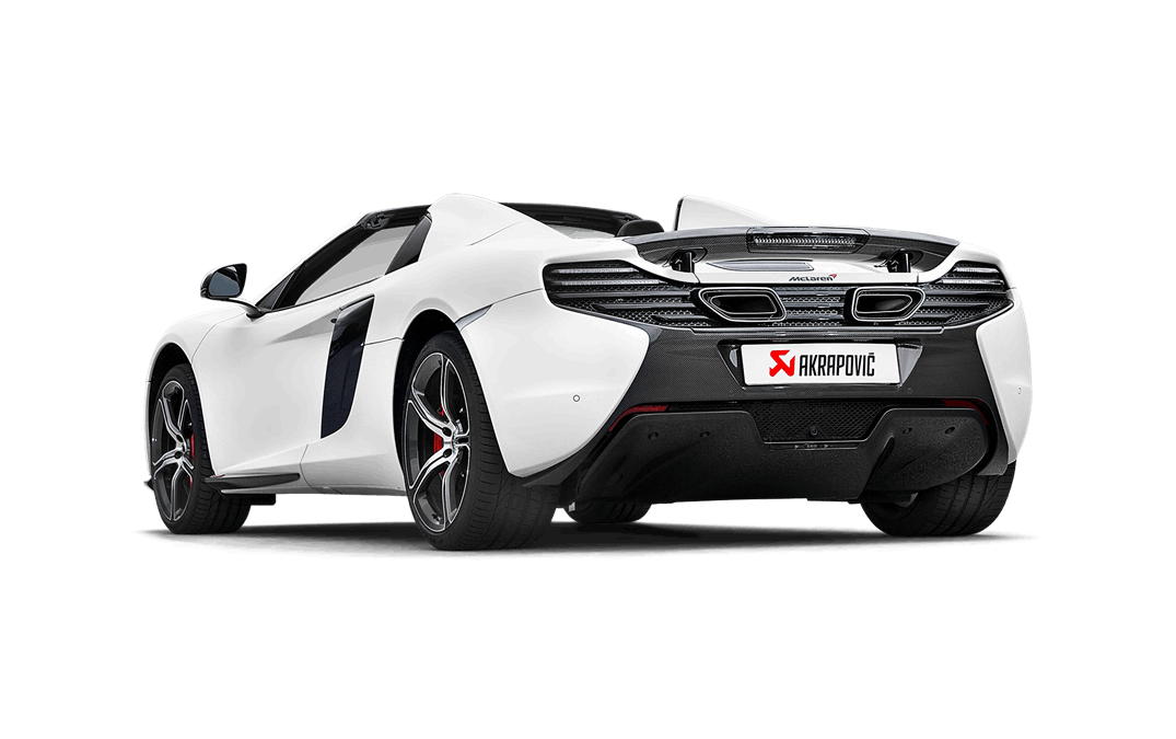 Akrapovic 14-17 McLaren 650S/650S Spyder Slip-On Line (Titanium) w/ Carbon Tips - 0