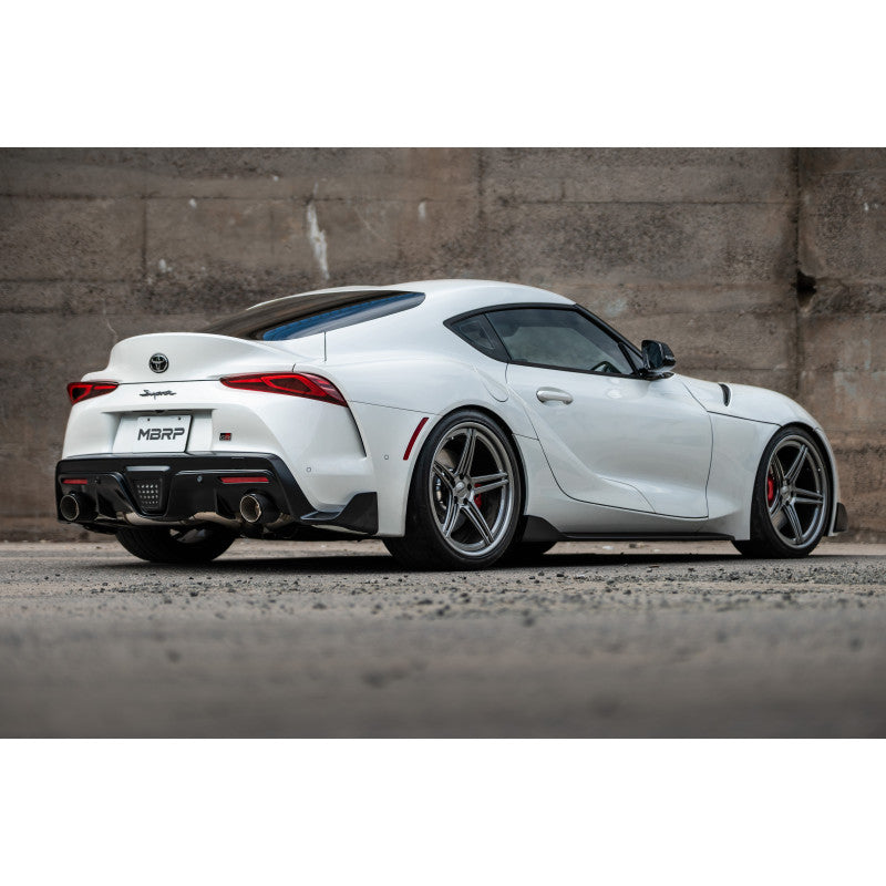 MBRP 2020+ Toyota Supra 3.0L 3in Catback Dual Rear Carbon Fiber Tips - T304