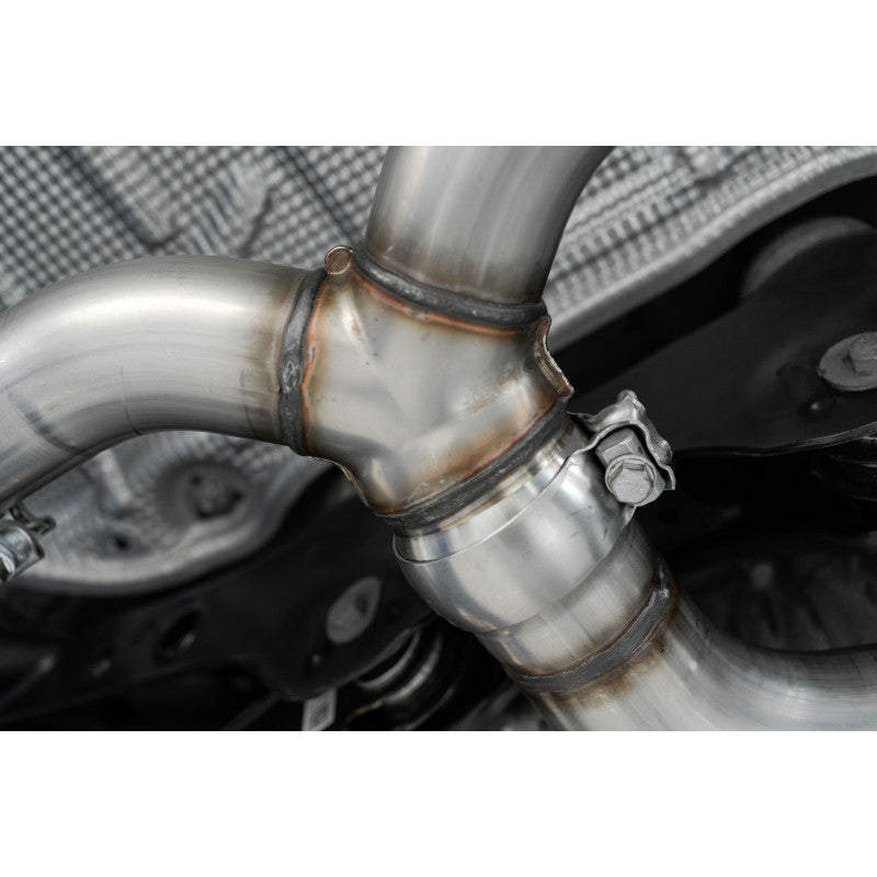 MBRP PRO Series VW Mk7 R 3" Cat Back Quad Rear Exhaust With CF Tips