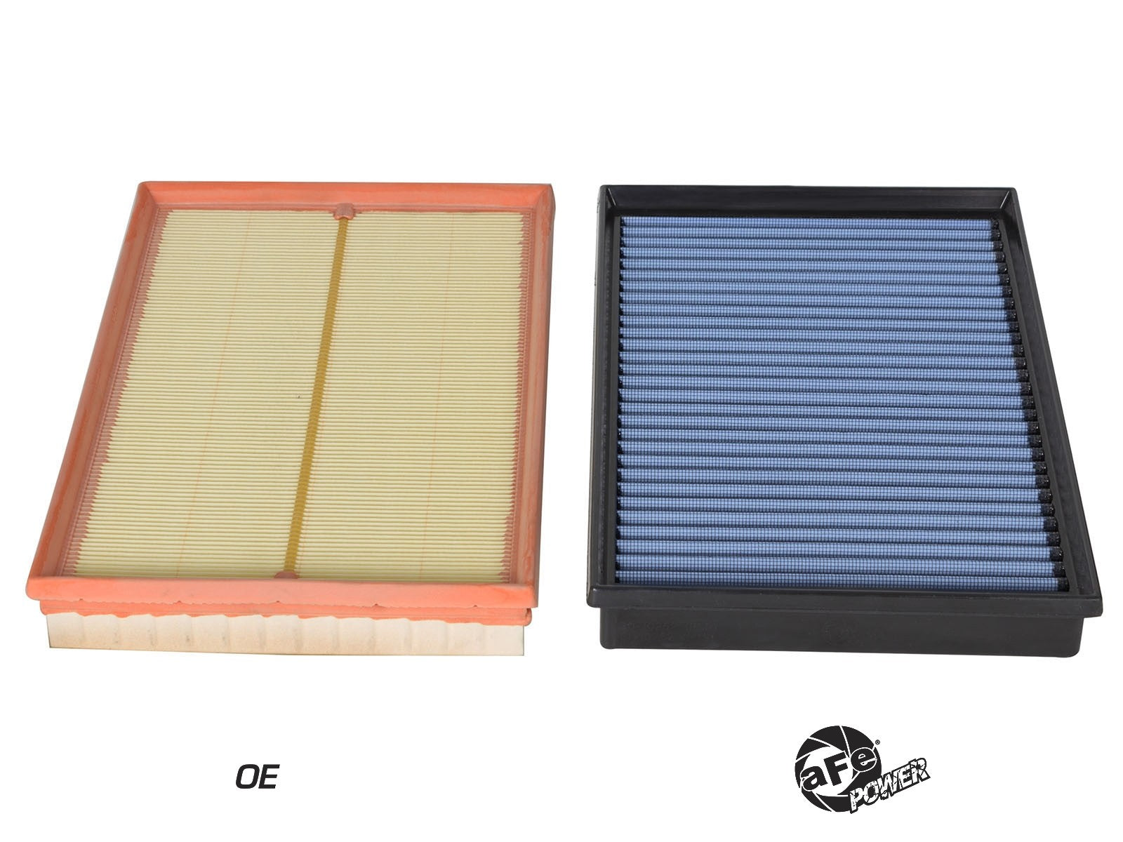 aFe MagnumFLOW OEM Replacement Air Filter PRO 5R 11-15 Mercedes-Benz SLS AMG V8-6.3L (Single Filter) - 0