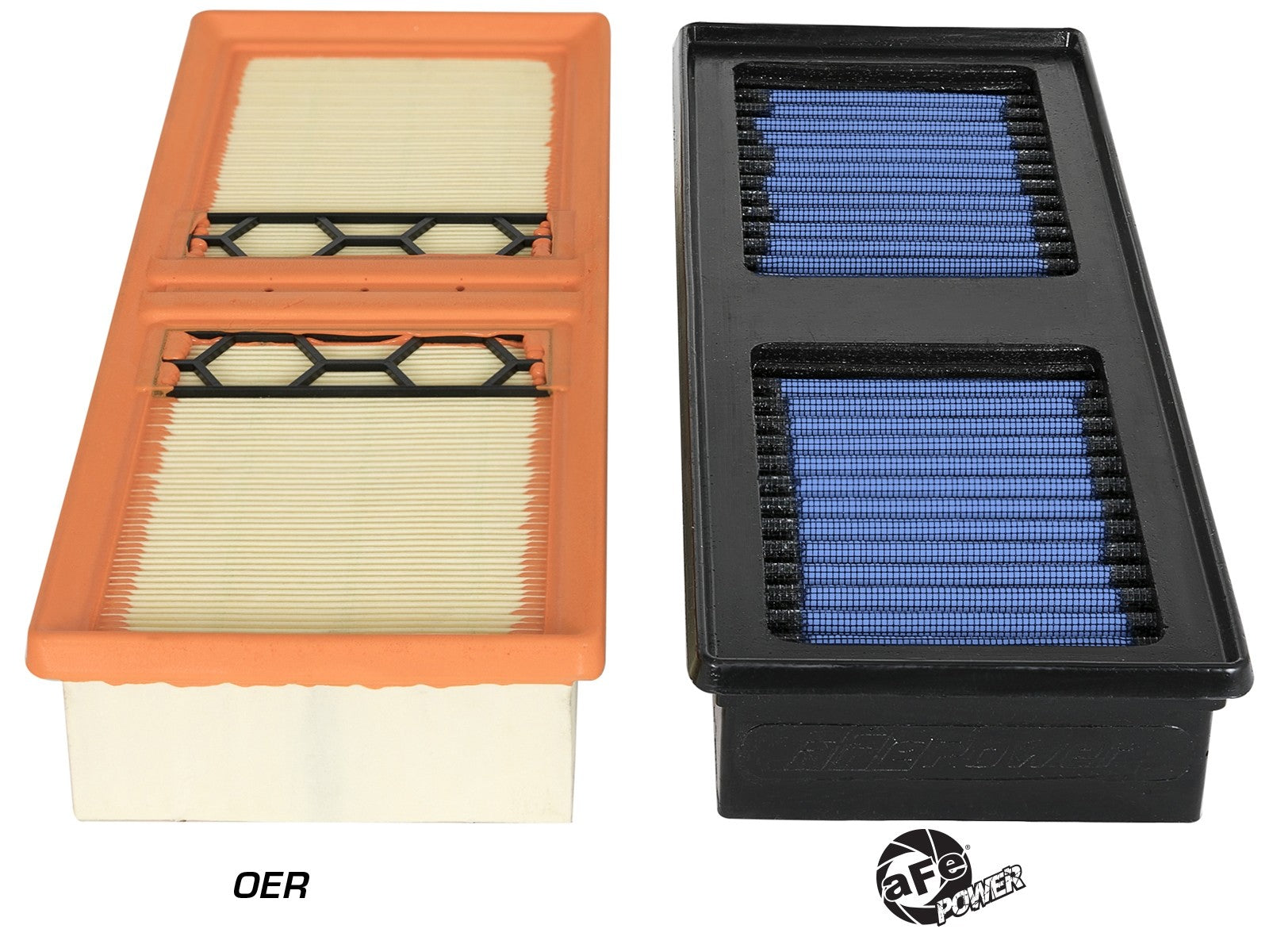 aFe MagnumFLOW Air Filters IAF P5R 17-18 Alfa Romeo Giulia L4-2.0L - 0