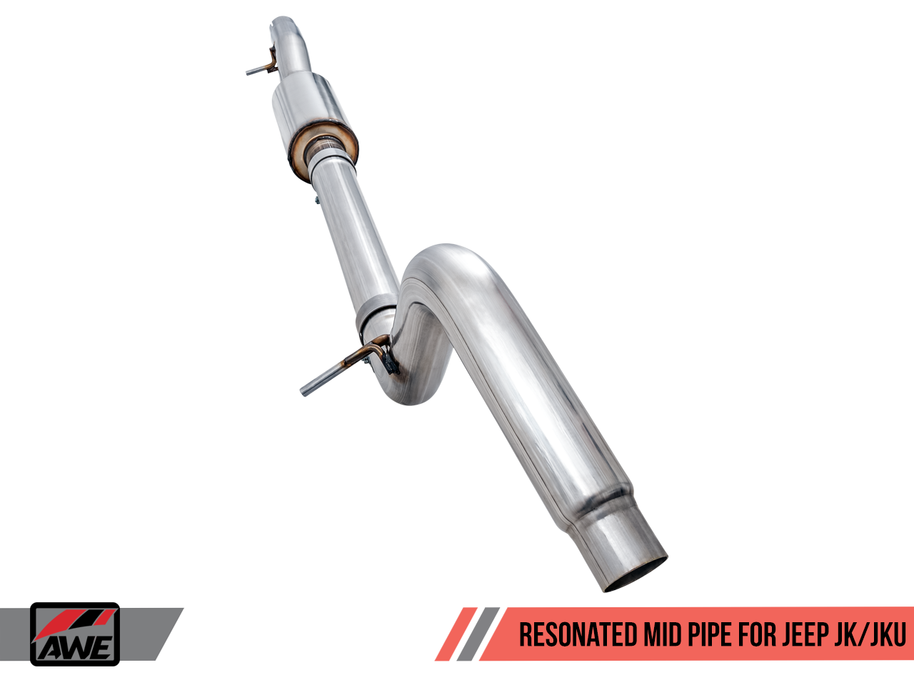 AWE Resonated Mid Pipe for Jeep JK/JKU 3.6L - 0