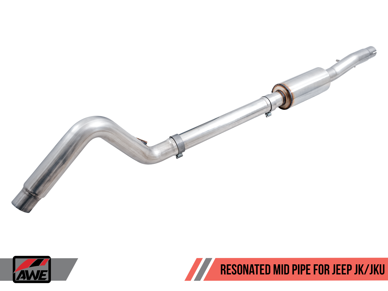 AWE Resonated Mid Pipe for Jeep JK/JKU 3.6L