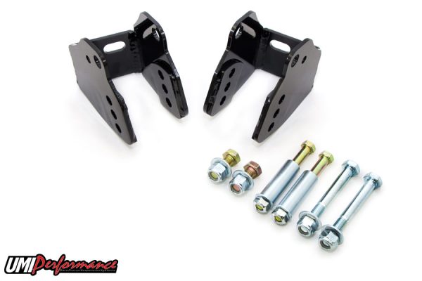 UMI Performance 78-88 GM G-Body Rear Lower Control Arm Relocation Brackets Bolt In