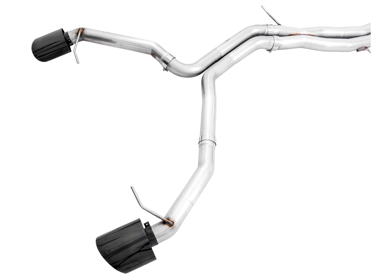 AWE Track Edition Exhaust for Audi B9.5 RS 5 Sportback - Non-Resonated - Diamond Black RS-style Tips