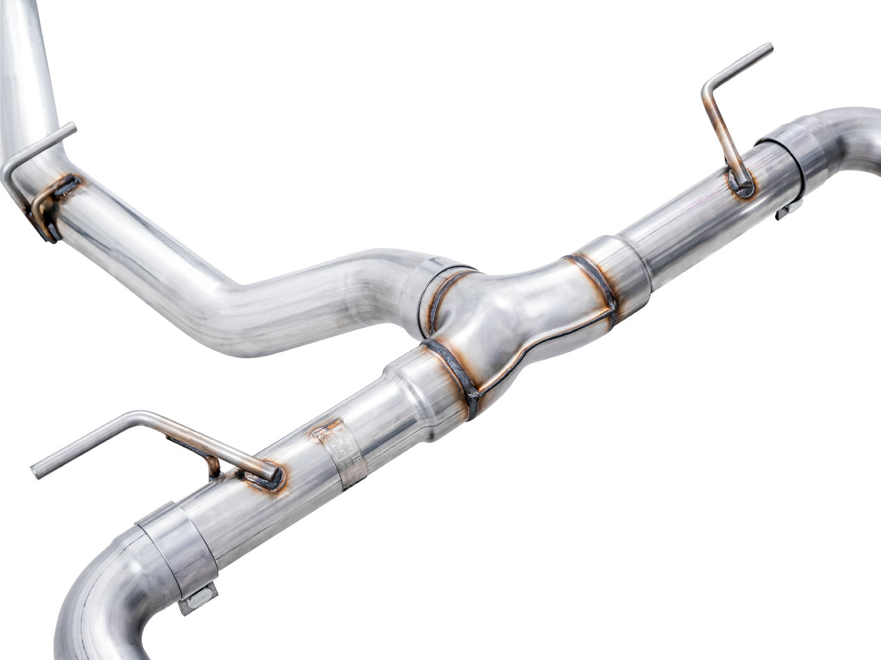 AWE Track Edition Exhaust for Subaru BRZ / Toyota GR86 / Toyota 86 / Scion FR-S - Diamond Black Tips