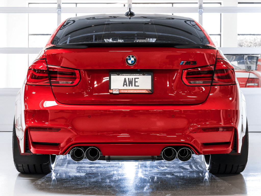 AWE Track Edition Catback Exhaust - BMW F8X M3/M4